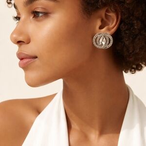 Radiant Silver Crystal Earrings